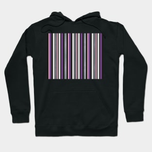 Pink, purple, silver stripped design with glitter, so trendy! Hoodie